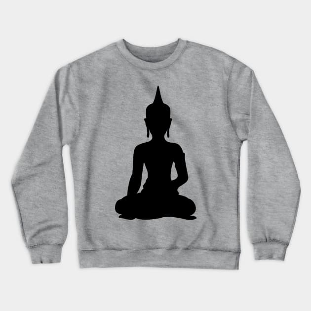 Simple Buddha Crewneck Sweatshirt by XOOXOO